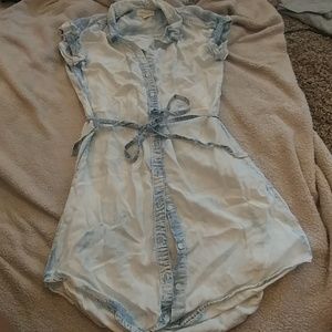 Super soft denim washed dress